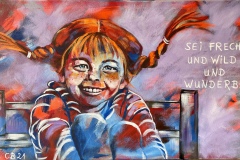 Pippi Langstrumpf II 120x80 cm VERKAUFT