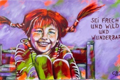 Pippi Langstrumpf VI 120 x70 cm VERKAUFT