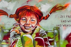 Pippi Langstrumpf VII. 120 x 70 cm