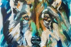 Wolf I. 100 x120 cm